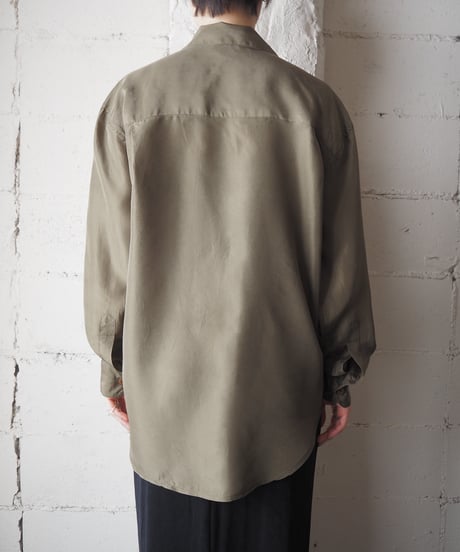 Open Collar Silk Shirt KA