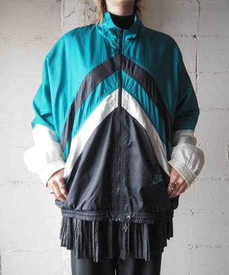 NIKE Nylon Zip Up Jacket GNBK