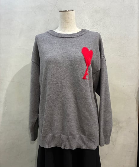 AMI PARIS Heart Knit GR