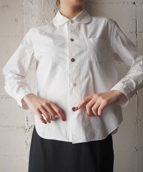 tao COMME des GARÇONS Round Collar Shirt WH