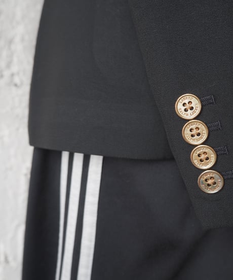 LAUREN Gold Button Tailored Jacket BK