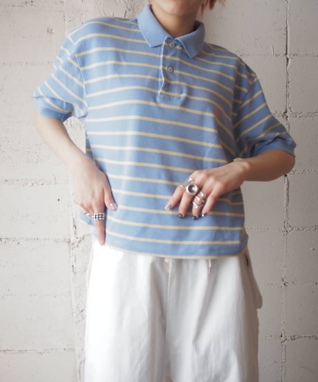 Ralph Lauren Remake Border s/s Short Polo Shirt BLYE