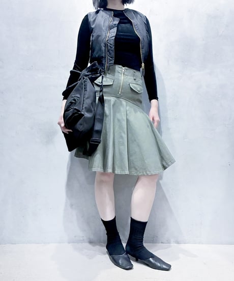 sacai luck Back Flared Cargo Skirt KA