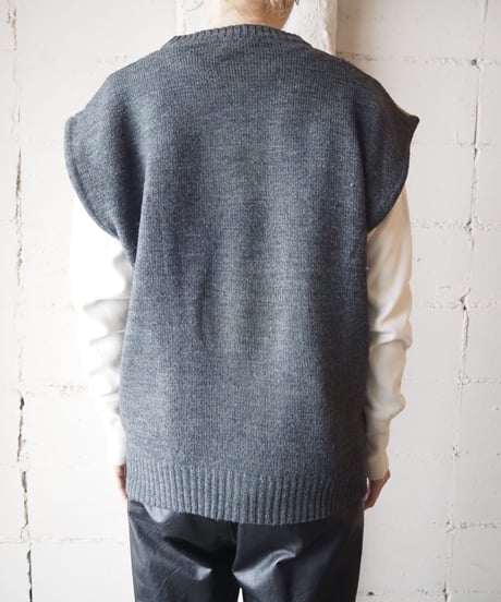 Pattern Knit Vest GRGNYE