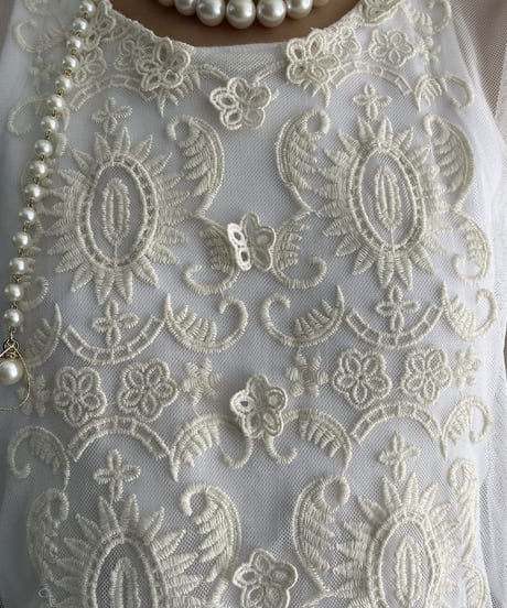 Embroidery Sheer Cutsewn IV