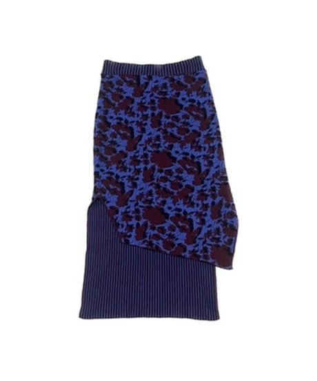 ACNE STUDIOS Flower Pattern Tight Skirt BLBUR
