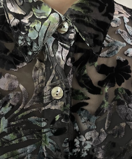 Opal Pattern Sheer Shirt BKDGN