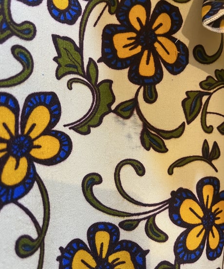 African Batik Flower Pattern Dress LYEBL