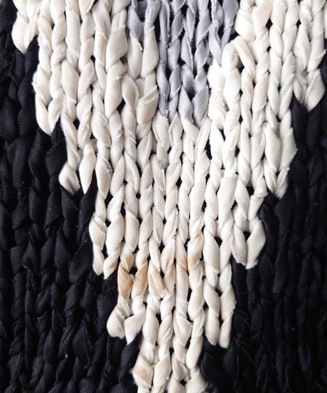 Loop Ribbon Sleeve Knit BKBE