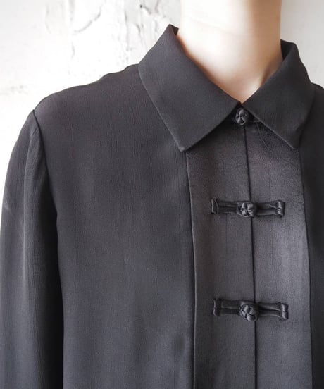 Center Line China Button Shirt BK