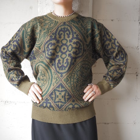 Arabesque Pattern Sweater KA