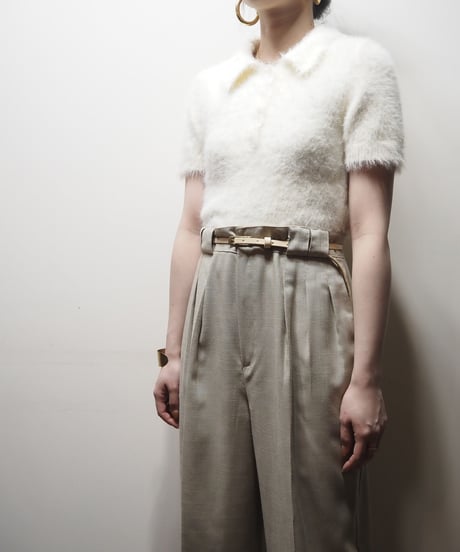 Fake Fur Polo Knit IV