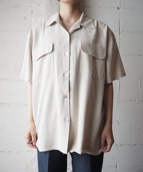 Open Collar Silk Shirt BE