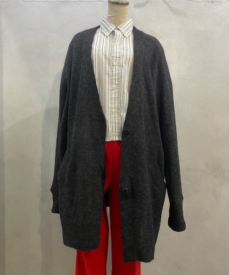 ACNE STUDIOS Wool Mohair Long Cardigan DGR
