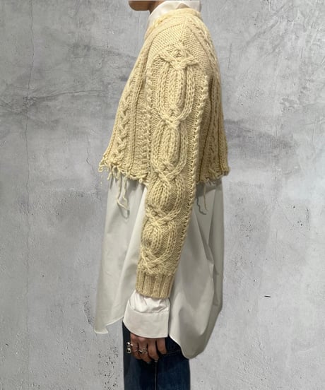 Remake Cutoff Fisherman Knit IV