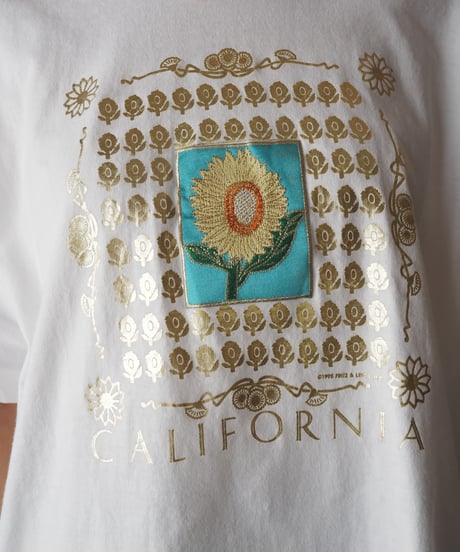 Sunflower Print Tee WH