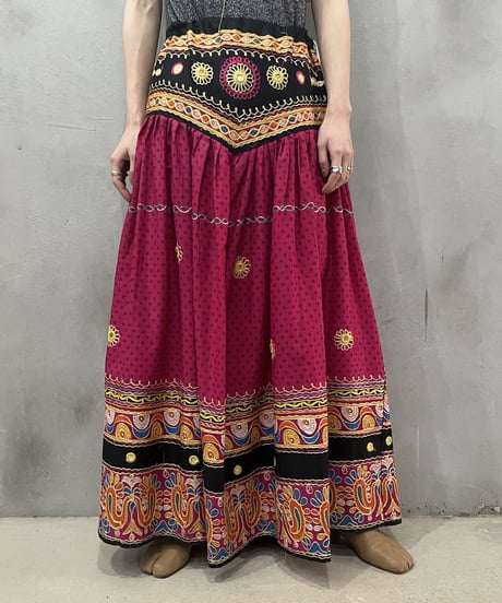Embroidery Batic Flared Skirt BKPI