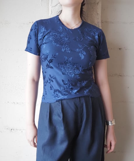 Made in Italy Opal Velvet T-Shirt NV