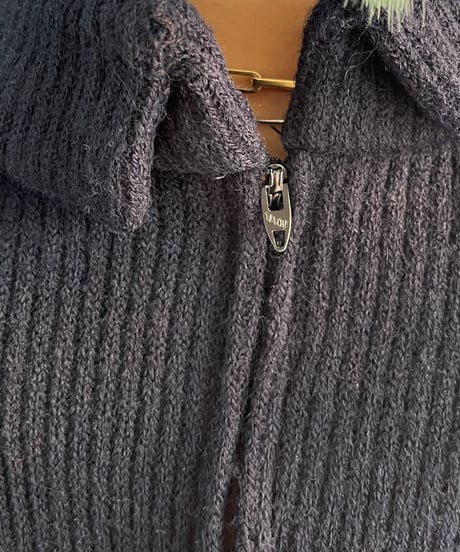 Pattern Design  Back Zip Long Rib Knit REBL