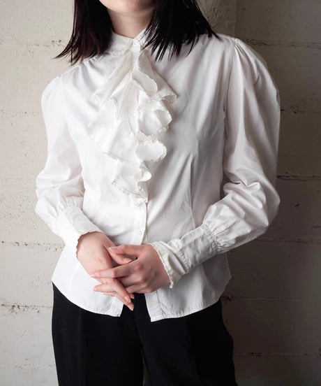 Ralph Lauren Frill Front Blouse WH