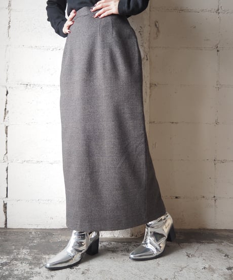 Glen Check Tight Skirt GRBR