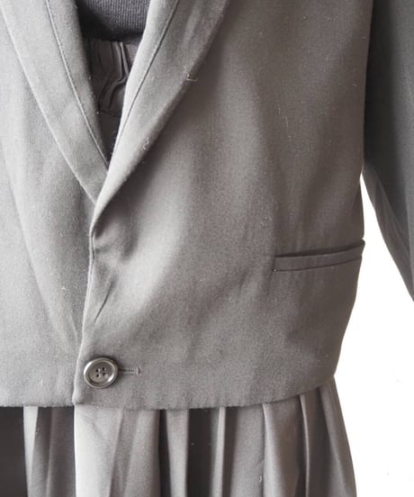 1970-80's Euro Tailored Short Jacket BK