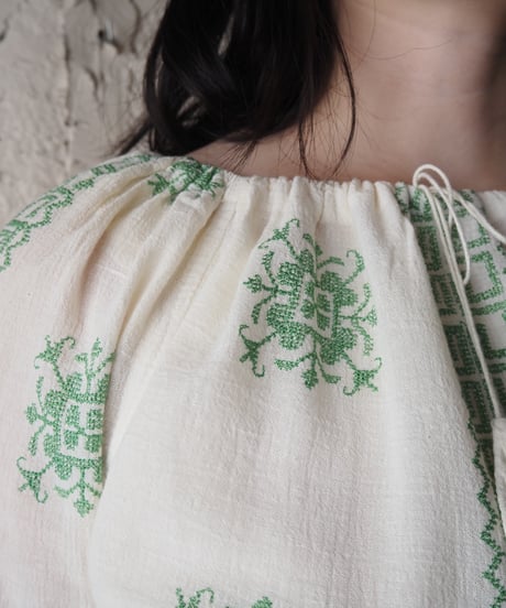 Indian Cotton Hand Embroidered Blouse WHGN