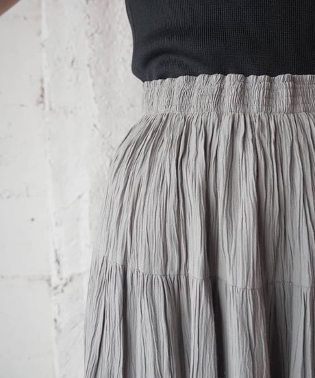 Tiered Easy Flared Skirt KA