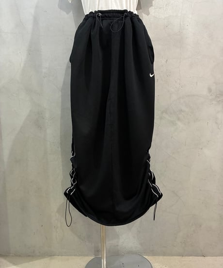REMAKE NIKE Drawstring Track Skirt BKWH