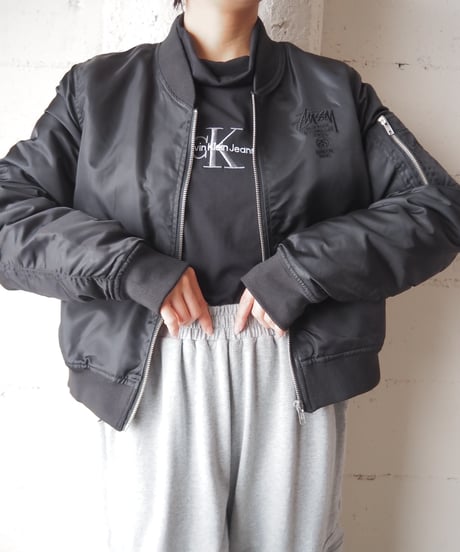 Stussy MA-1 Jacket BK