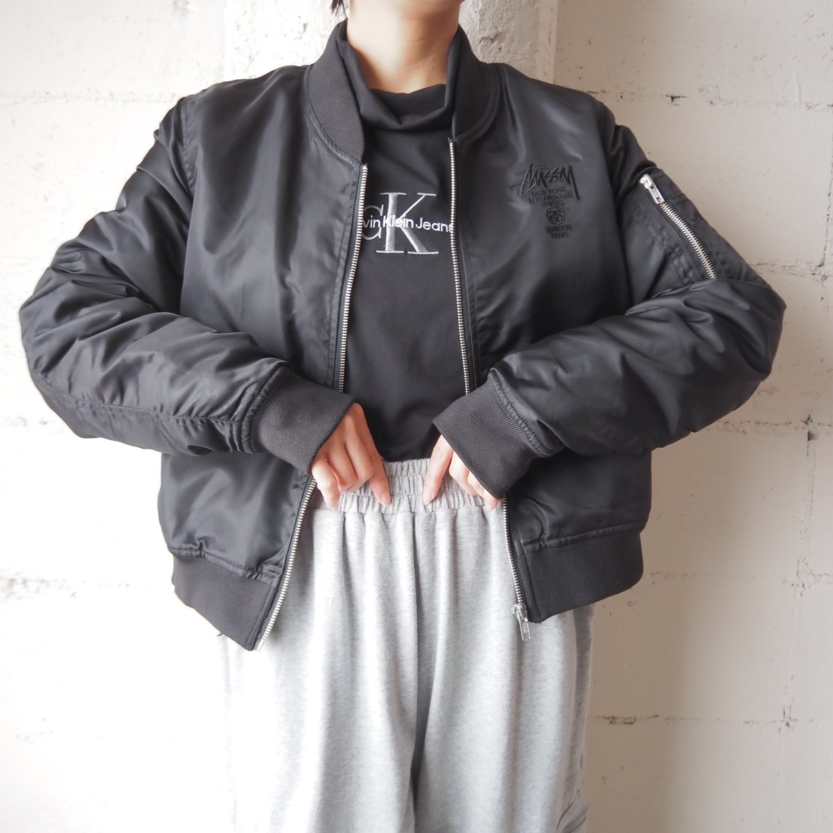 Stussy MA-1 Jacket BK | Orfeo