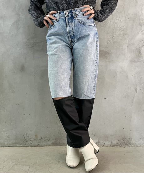 ORFEO MIX Levi's Fake Leather Docking Denim BLBK