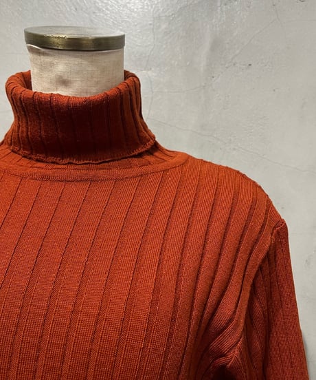 Rib Turtle Neck Knit TER
