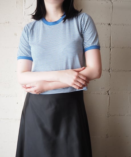 1970's Vintage Stripe Ringer Tee LBL WH