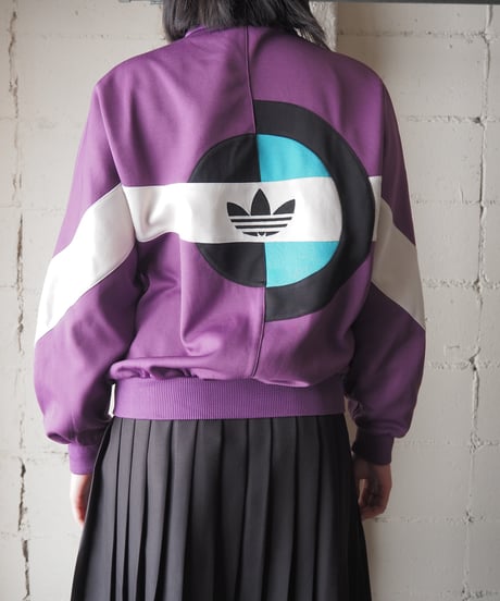 adidas Circle Design Track Jacket PURWHBK
