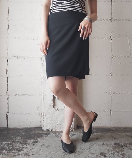 JIL SANDER Wrap Mini Skirt BK