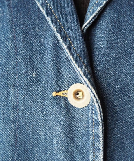 Lee Corduroy Collar Denim Chester Coat BL
