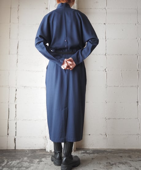 Collar Design Dolman Sleave Dress NV