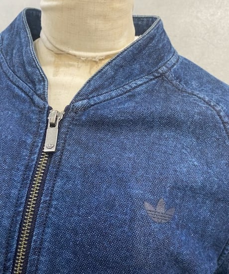 adidas Zip Up Denim Jacket BL