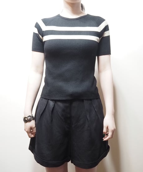 Line Rib Knit BKBE