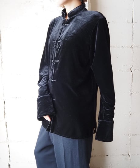 Velour China Shirt BK
