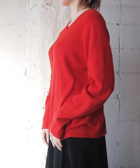 Cashmere Crew Neck Cardigan RE