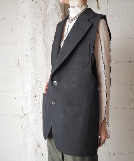 Remake Jacket Vest BK