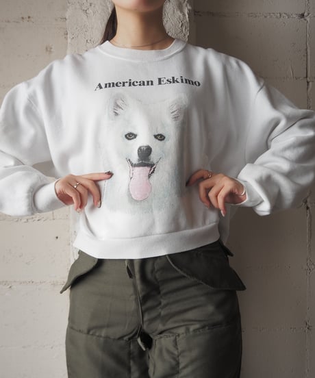 REMAKE American Eskimo Short Sweat WH