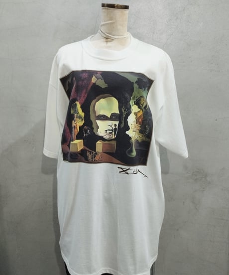 1990's Dead Stock USA Salvador Dali Tee　老年期 青年期 幼年期(3つの時代）