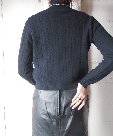 Ralph Lauren Turtle Neck Cable Knit NV