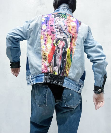 Desigual Patchwork Art Denim Jacket BL