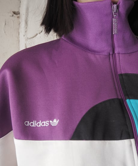 adidas Circle Design Track Jacket PURWHBK
