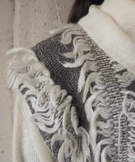 1980's Layed Design Shaggy Sweater IV GR