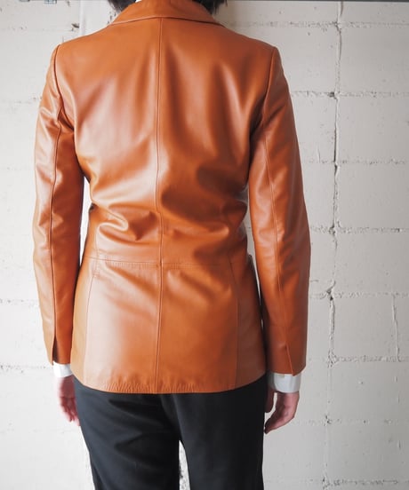 LOEWE Lamb Leather Tailored Jacket OR